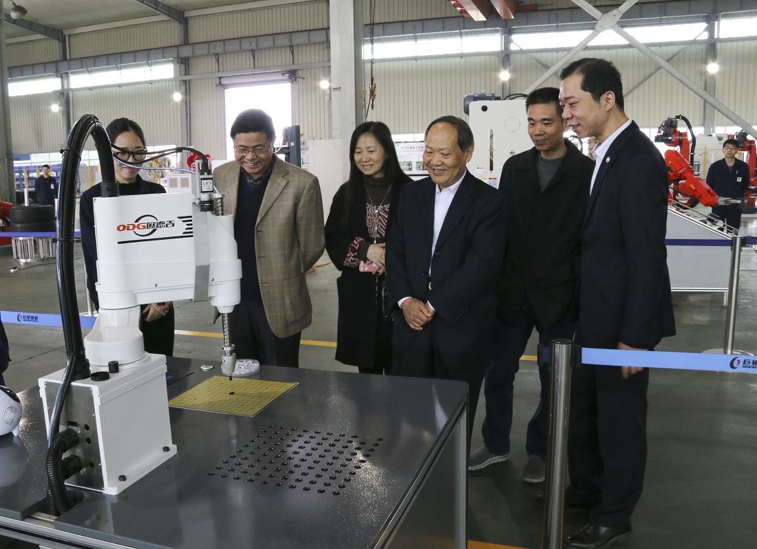 Su Hanmin,president of Guangdong Province Robot Association,visited the Greatoo
